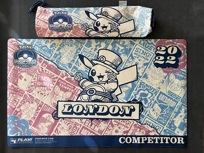 ポケモンカード WCS 2022 プレイマット ロンドン COMPETITOR Pokemon 2022 World Championships London Pikachu Competitor
