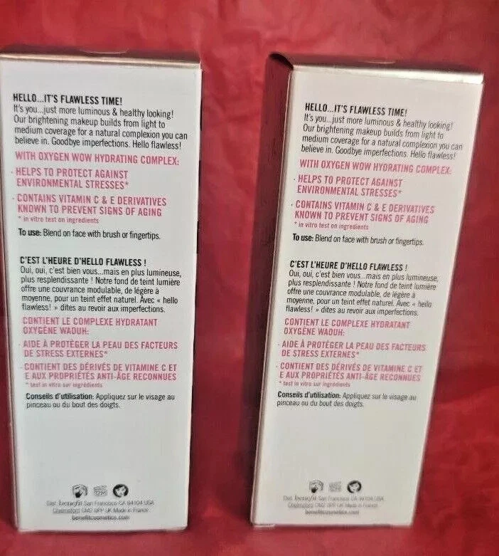 Benefit Hello Flawless Oxygen Wow Foundation SPF 25 / PA+++ 30ml. Various Shades - Image 4 of 4