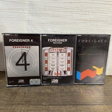 Foreigner-Cassette Tape LOT - Records, 4, Agent Provocateur