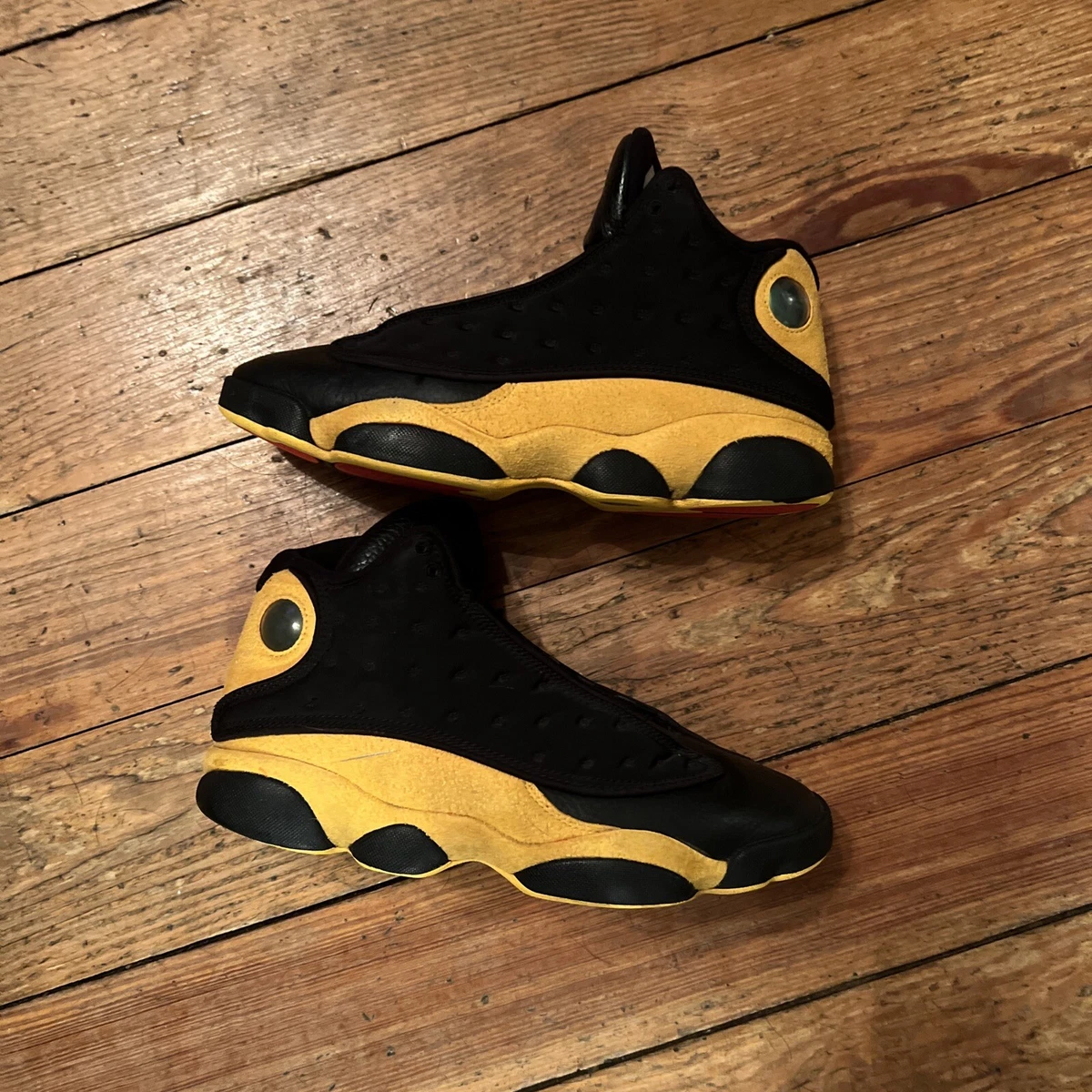 Jordan 13 Retro PE Black Yellow Strike for Sale | Authenticity