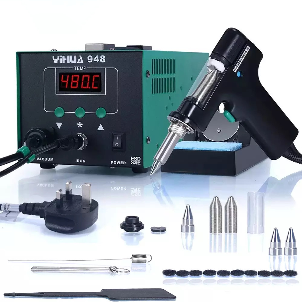 YIHUA 948 90W Desoldering Station Vacuum Pump Desoldering Gun Complete Kit