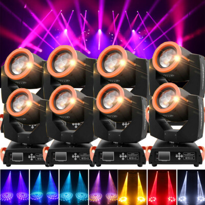 8Pcs 230W 7R Zoom Stage Light Moving Head Beam Sharpy DMX  KTV Disco DJ Lighting
