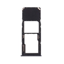 Single Sim Card  Micro SD Card Tray For Galaxy A51 4G / Galaxy A71 4G - Black