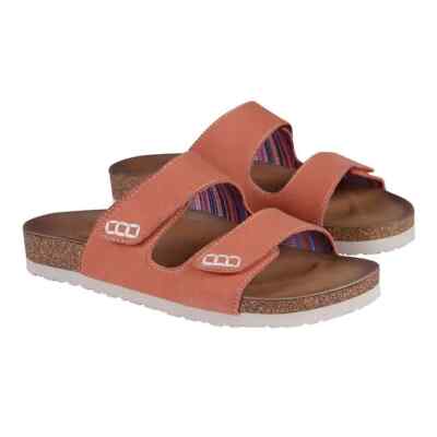 NEW Women's Skechers Two Strap Sandals Pink Size 7 with Luxe Foam Soles