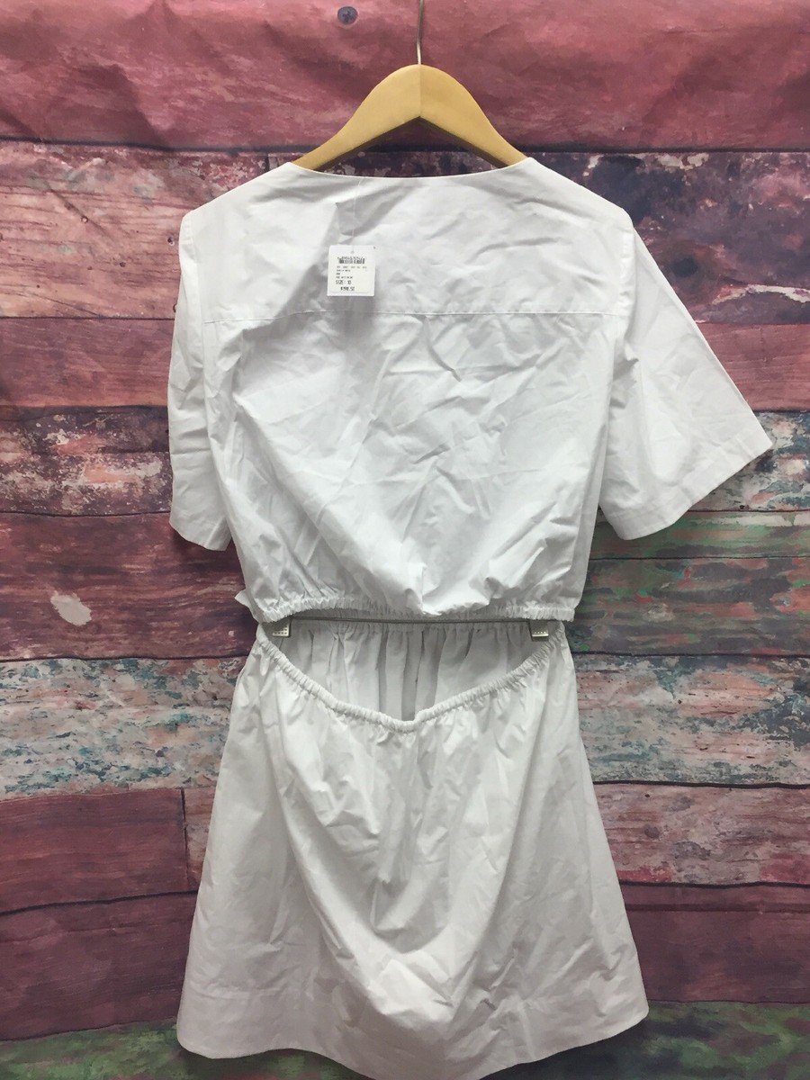 Club Monaco White Short Sleeve Shirt Dress Women Size 10 Knee Length NEW * | eBay Club Monaco White Short Sleeve Shirt Dress Women Size 10 Knee Length NEW * | eBay