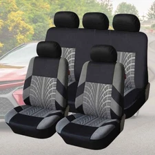 For Ford Escape Seat Covers 5-Seat Full Set Cloth Front Rear Protector Cushion