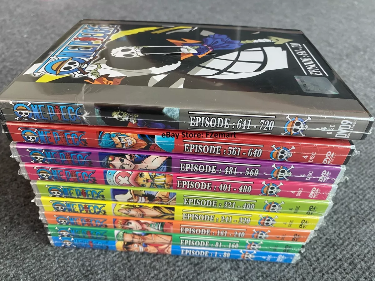 Anime DVD One Piece Episode 1-720 Complete ENGLISH DUBBED Box Set