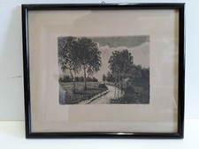 Radierung Worpswede signiert