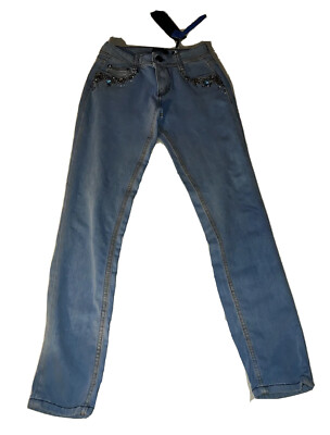D&She Size 29 Skinny Jeans Miley Stretch Inseam 28  #501