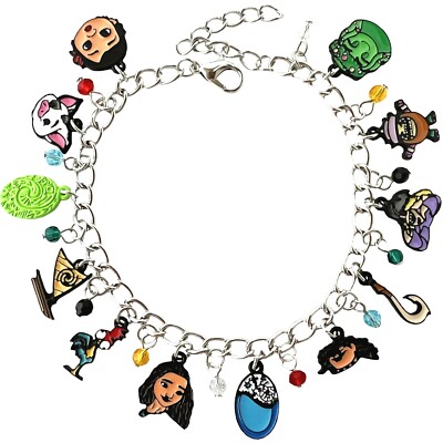 Disney Moana Colored Charm Bracelet