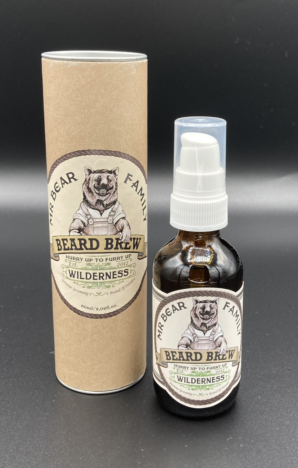 Mr Bear Family Wilderness Beard Oil Brew Care Moisturizing Conditioner 60ml