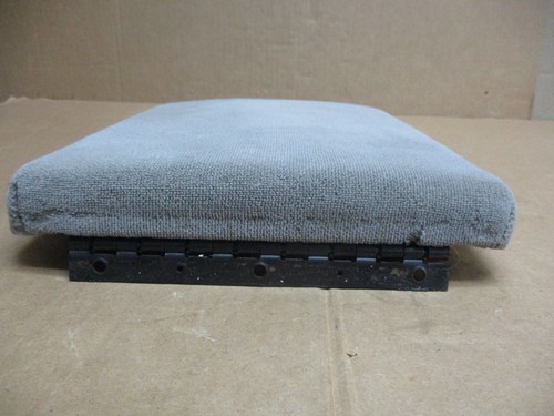 97 98 99 00 01 02 03 Ford F150 Armrest Center Console Arm Rest Lid Gray Cloth - Picture 9 of 10