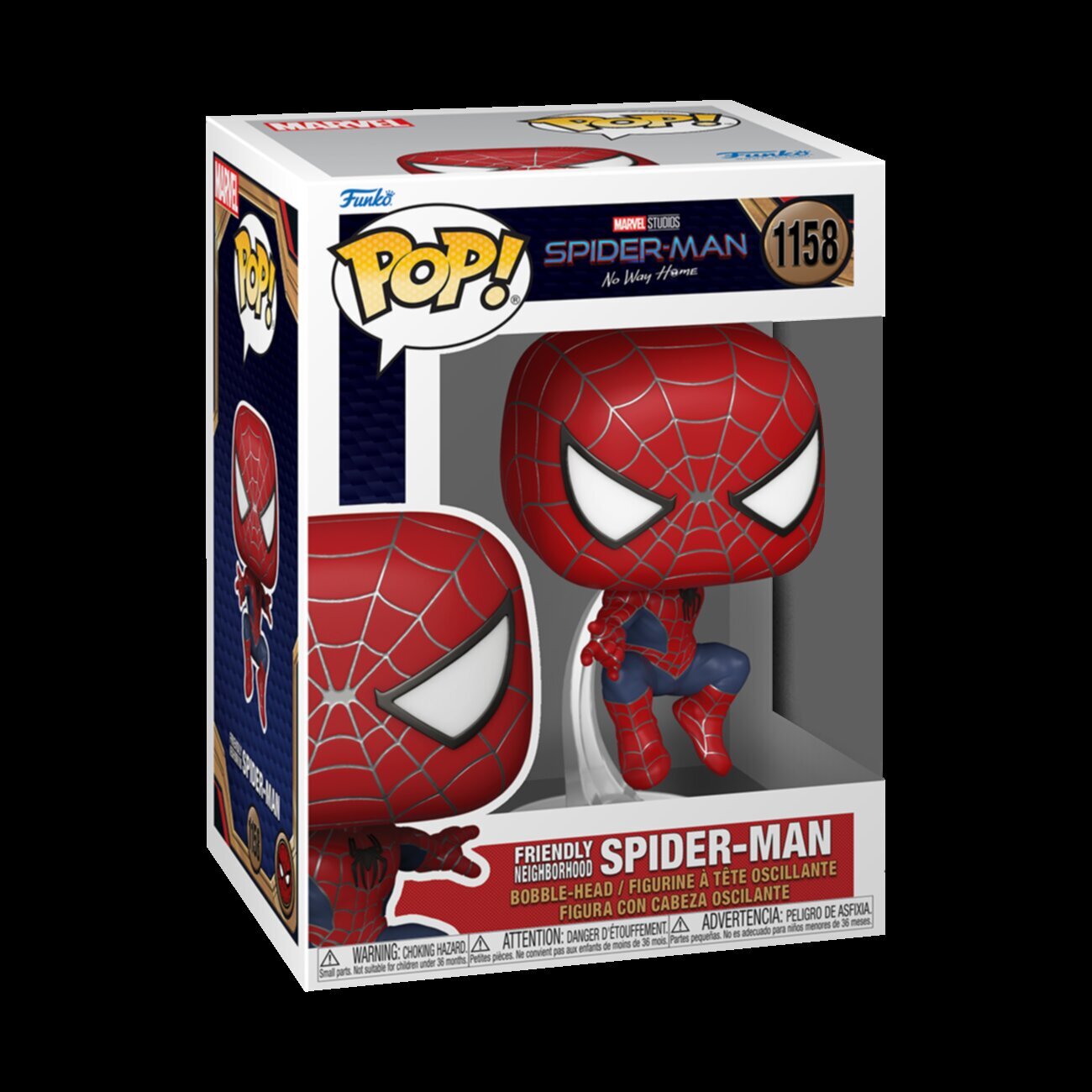 Marvel: Funko Pop! - Spider-Man No Way Home S3- Leaping Sm2 (Vinyl Figure 1158)