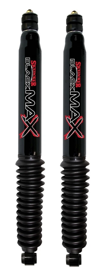 01-10 Chevy GMC 2500HD 3500HD 4WD W/ 2" Lift / Level Skyjacker Black MAX Shocks - Imagem 4 de 4