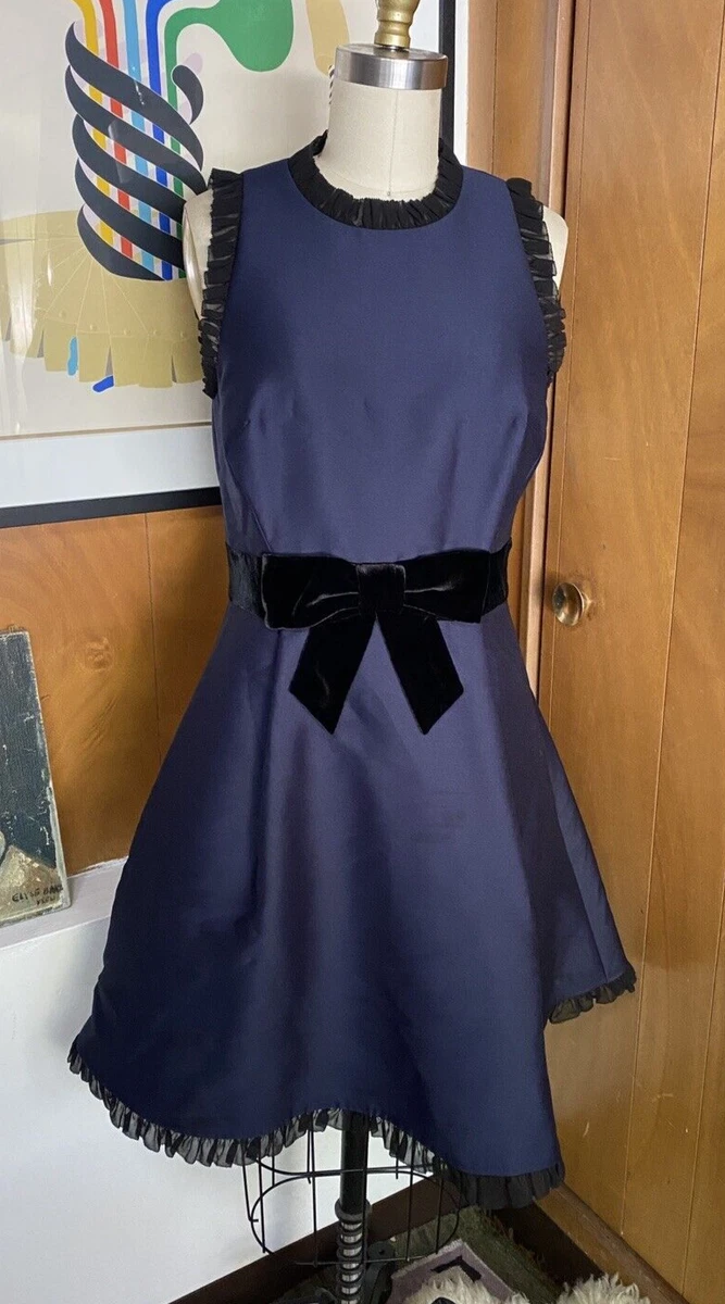 Kate spade black bow dress cheap