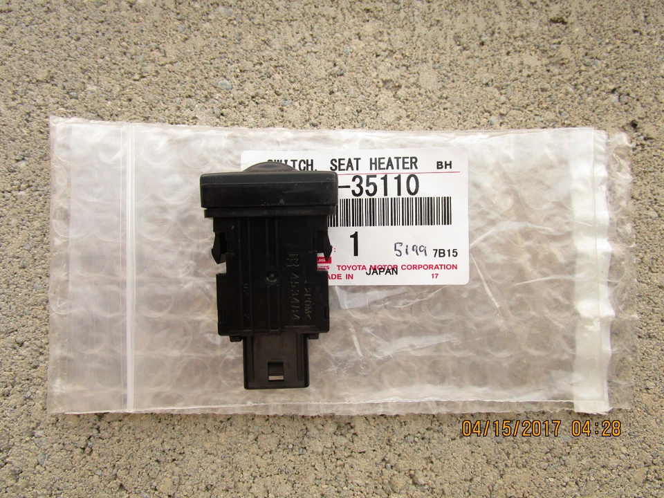 INTERRUPTOR ASIENTO TÉRMICO LADO IZQUIERDO CONDUCTOR DELANTERO IZQUIERDO TOYOTA 4RUNNER LIMITED 10-13 NUEVO Foto 3 de 3