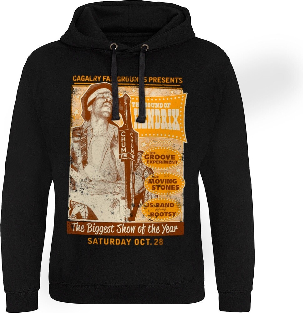 Постер с Джими Хендриксом The Sound Of Hendrix, Эпическая толстовка с капюшоном, черный