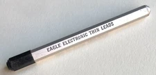 Vintage EAGLE Electronic Mechanical Pencil Leads .9mm Black NOS 12pk Thin USA