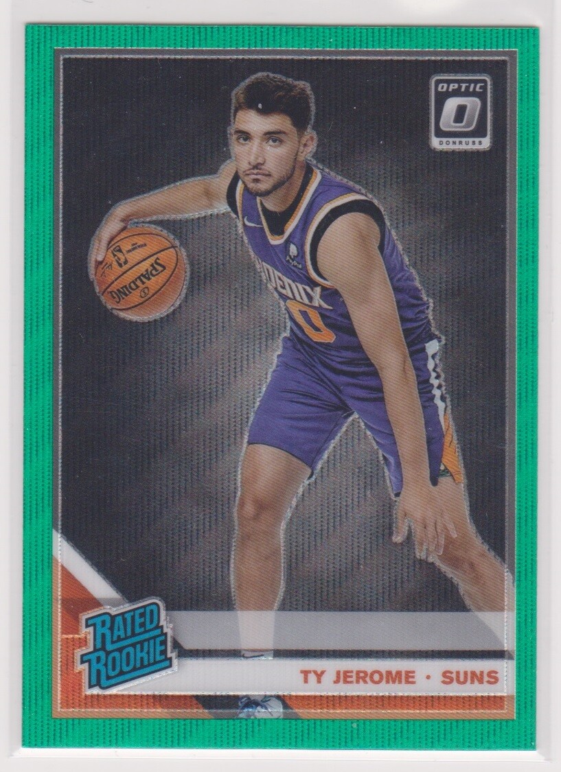 2019-20 Ty Jerome Optic Green Wave Prizm Basketball Rookie Card #167 Fanatics