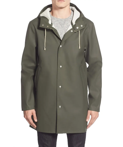 Stutterheim Stockholm Green Hooded 