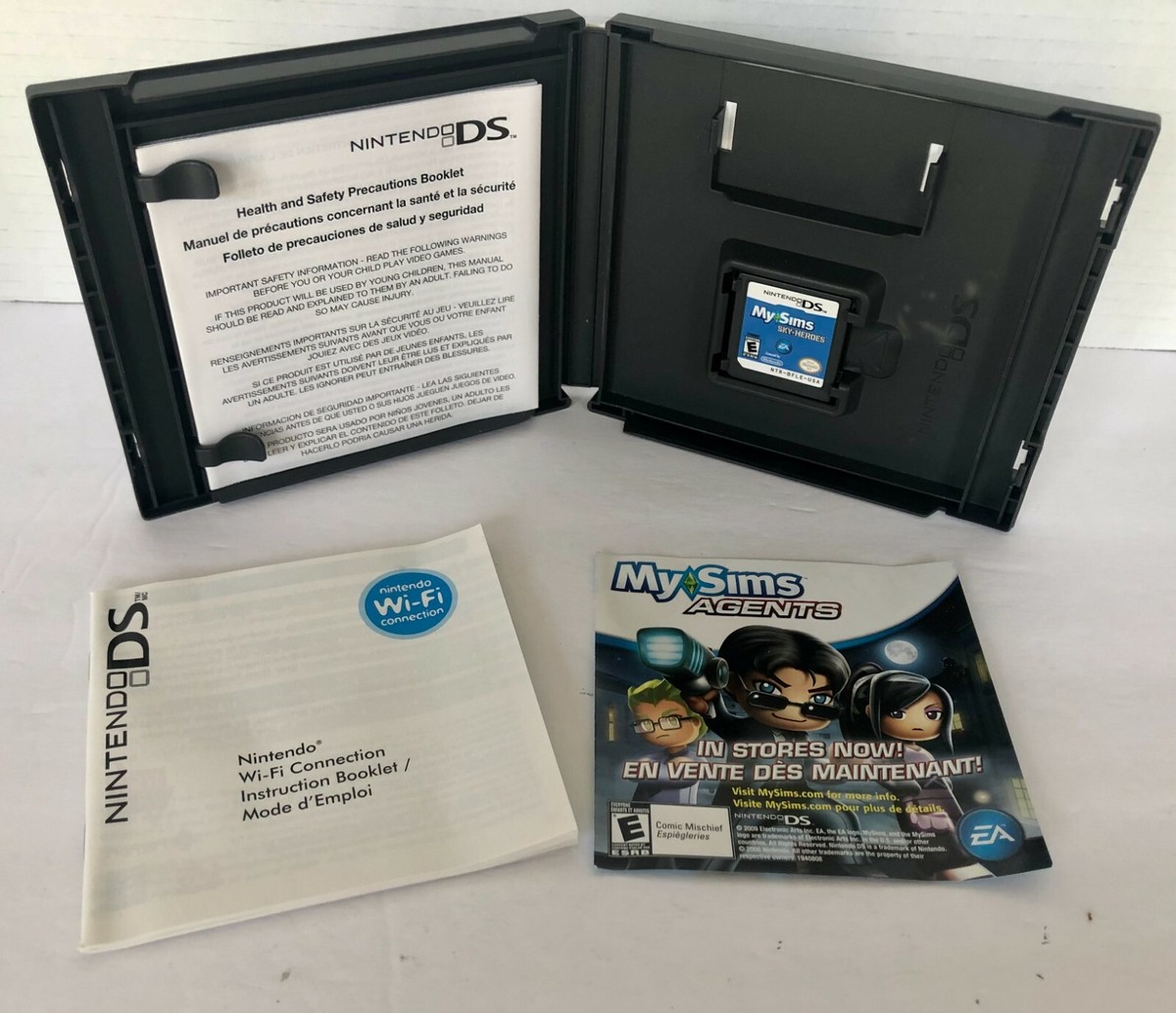 Lot of 2 My Sims SKY HEROES & The Sims 2 CASTAWAY Nintendo DS