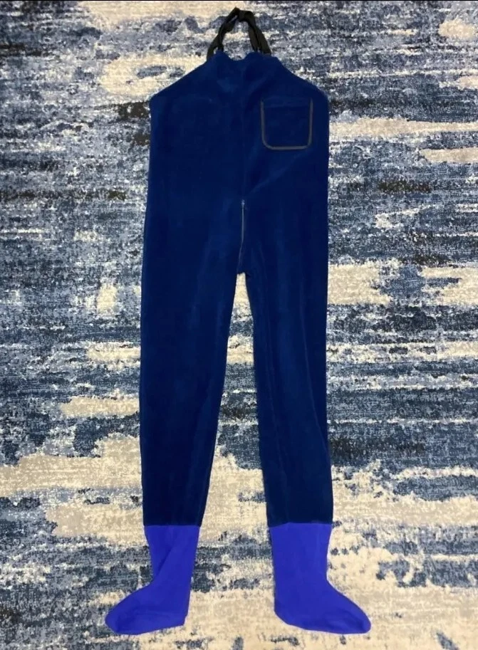 Orvis Bibs Mens XL Blue Fleece Overalls Polarlite Outdoors Hunting Fishing USA