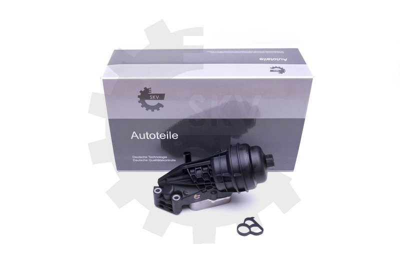 Oil Cooler, Engine Oil SKV For MERCEDES-BENZ CLA A-Class B-Class GLA; 2701800500