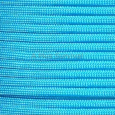 Neon Turquoise Flame Paracord 100 Foot 550 lb 7 Strand Camping Survival Rope