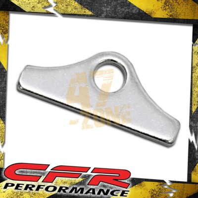 CFR Performance Chrome Steel Mini Tab Valve Cover Hold Down SBC Chevy 4 Pack