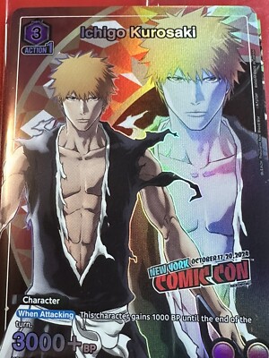 Union Arena Ichigo Kurosaki NYCC2024 Bleach Promo -  Sealed UEPR/BLC-1-103