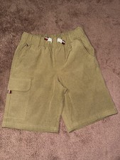 TOMMY HILFIGER YOUTH BOYS KHAKI SHORTS BEIGE SIZE M 8/10 POLYESTER