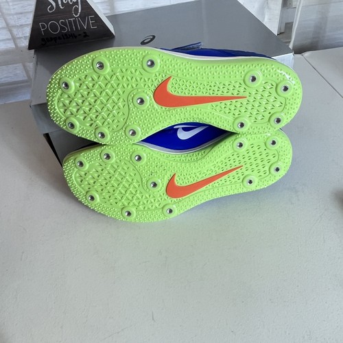 Nike High Jump Elite Racer Blue Spikes Shoes 806561-400 Men’s Size 9.5 - Picture 6 of 8