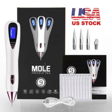 Laser Plasma Skin Tag Freckle Wart Dot Remove Pen Dark Spots Tattoo Removal USA