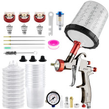 LVLP Air Spray Gun R500 Car Wall Repair Paint Gun 1.3/1.7/2.0mm Nozzles Sprayer