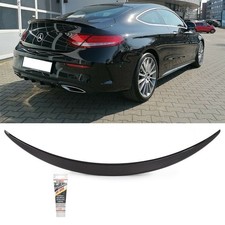 Heckspoiler Lippe Kofferraum schwarz Obsidian passt für Mercedes W205 C205 Coupe
