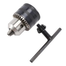 TOP-VIGOR 1.5-13mm Capacity Drill Chuck Adapter, 3/8-24UNF Thread Quick Change