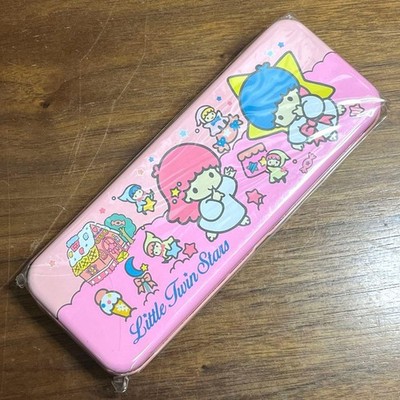 Sanrio Little Twin Stars Kiki Lala Pencil Case 1988 Vintage