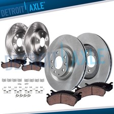 12.60" Front Rear Disc Brake Rotors and Brake Pads Kit for 2019-2024 Mazda CX-5