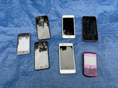 7 Cell Phones for Parts   Untested   As-Is