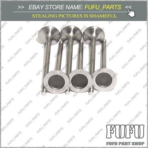 24X Intake & Exhaust Valves For BMW 335i X5 X6 E92 F10 F15 F30 F22 F32 N55 3.0 - Picture 3 of 5