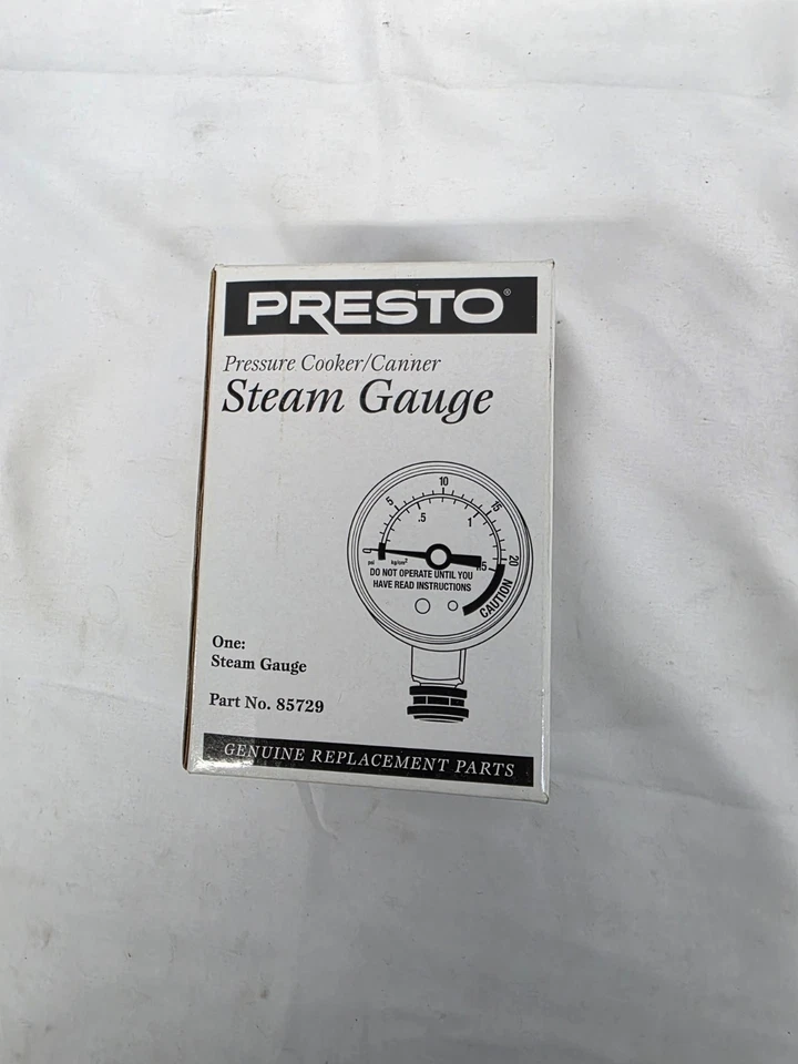 NEW!! PRESTO 85729 PRESSURE CANNER COOKER STEAM GAUGE NEW IN BOX - Imagem 3 de 4