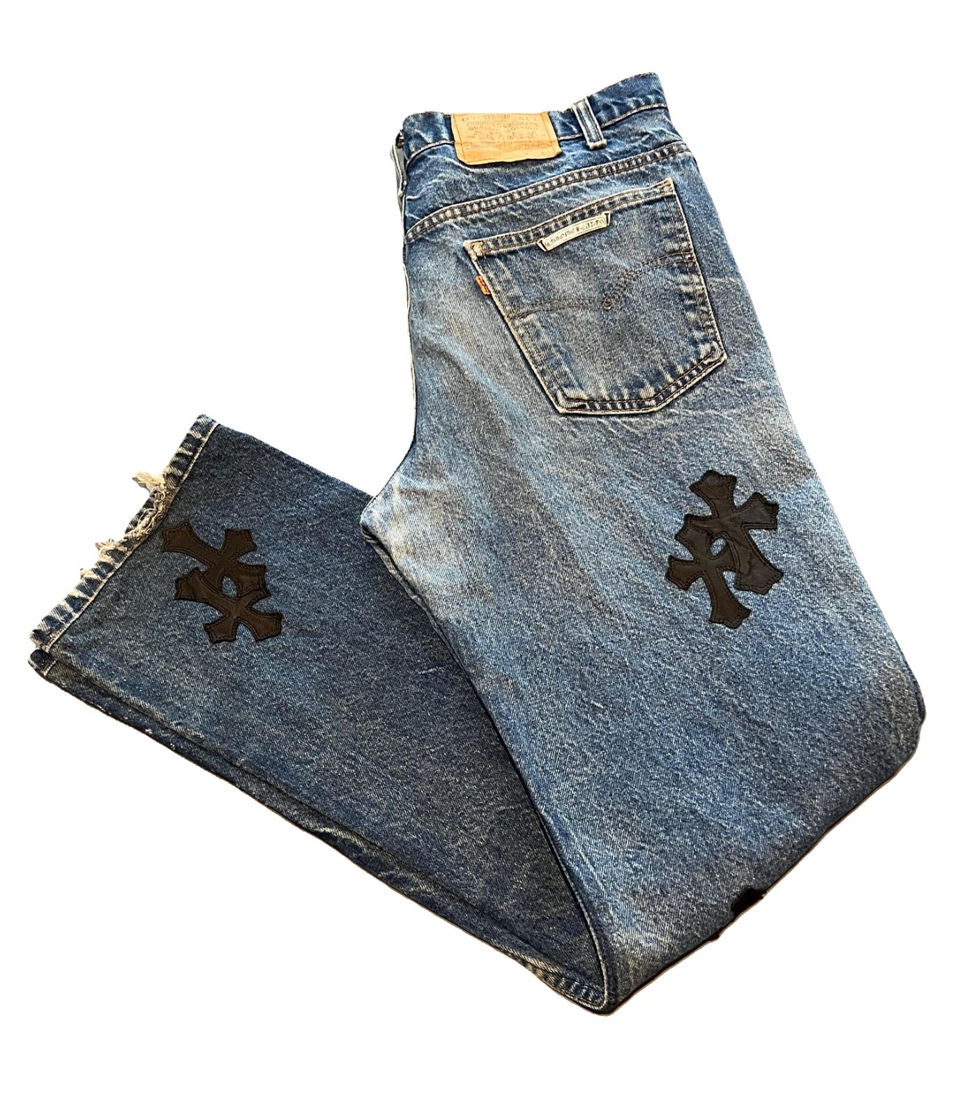 Chrome Hearts Jeans W33 with Cross Patches Vintage Levi's image 6