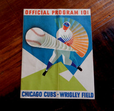 1960 CHICAGO CUBS VS ST LOUIS CARDINALS BASEBALL SCORECARD BANKS MUSIAL 9/23 GM1
