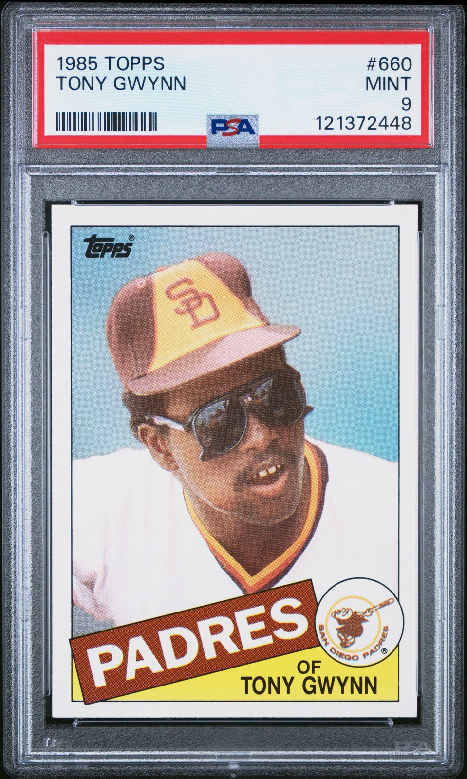 1985 TOPPS #660 TONY GWYNN PSA 9
