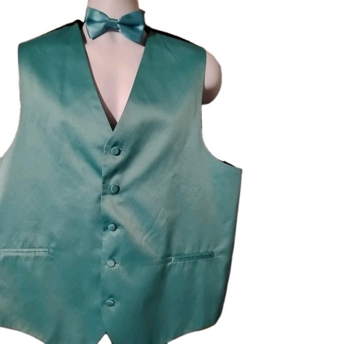 Brand Q. Mens Vest and Matching Tie - Picture 3 of 6