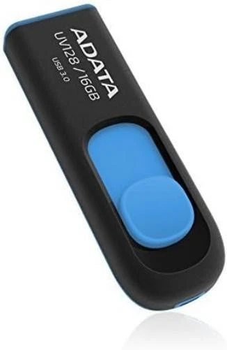 ADATA UV128 16GB USB3.1 Flash Drive, black/blue 16 GB Blue - Image 3 of 4