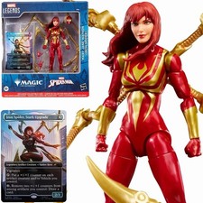 Marvel Legends Magic The Gathering Spider-Man Mary Jane Watson Iron Spider