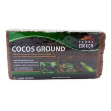 3x Cocos Ground fein 650g Terra Exotica Kokoshumus ca. 9L Regenwald Terrarium