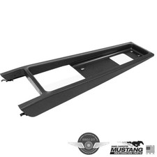 1969-1970 Ford Mustang Mercury Cougar Black Console Upper Trim Plate Made In Usa