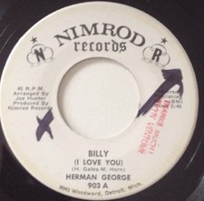 Herman George - Billy (I Love You) / It Breaks Me Up Inside, 7